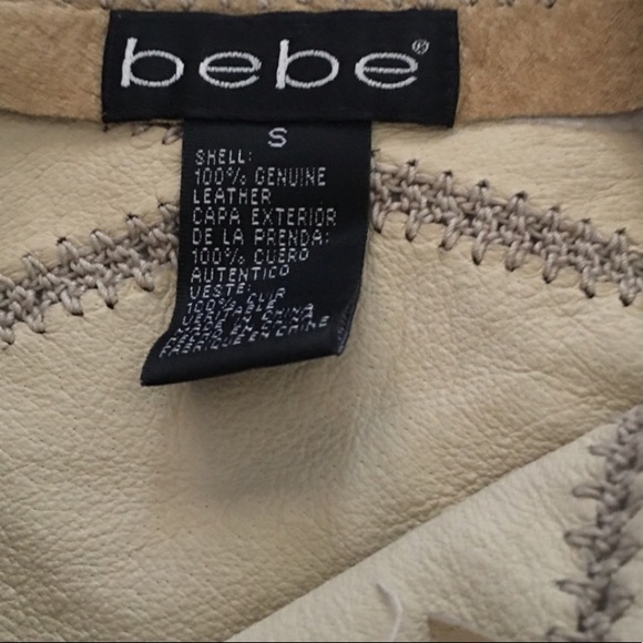 bebe -Genuine Leather Halter  top and Mini Skirt - Picture 5 of 10